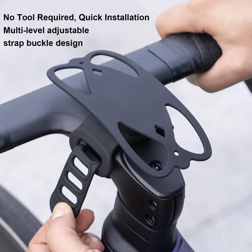 Bike Phone Holder 360 Rotate Adjustable Silicone Strap Mount Universal for Cycling