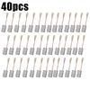 40 Stück/Set Motorkohlebürsten Set Graphit Kupfer Kohlebürsten Für Elektroschlagbohrer Bohrmaschine Winkelschleifer 6x8x14mm
