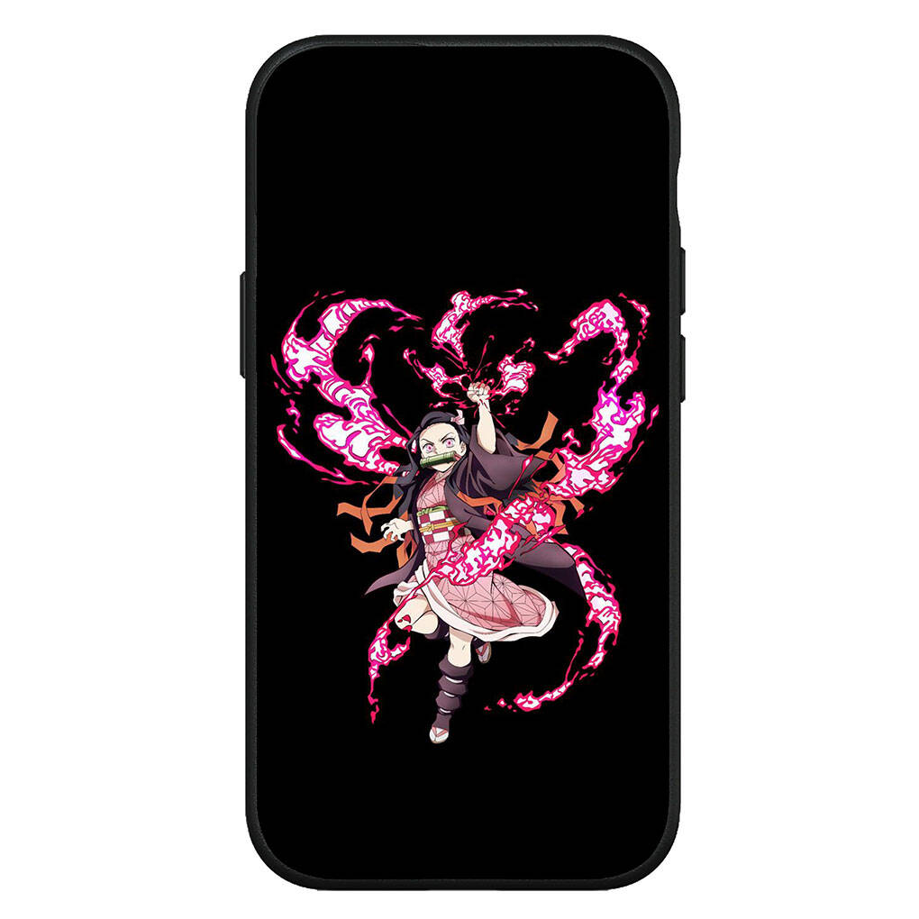 

for Samsung Galaxy S25 S24 S23 iPhone 17 16 15 Xiaomi Redmi Note 14 13 12 Plus Pro Max Phone Case Demon Slayer Nezuko Daki Gyutaro OPPO Huawei Cover for Huawei P30 оленевий