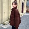 2025 Fashion New Cotton-padded Clothes, Winter Cotton-padded Clothes, Stand-up Collar Short Cotton-padded Jackets, Foreign Style Versatile and Thin