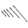 5Pcs Screwdriver Bit S2 Steel Anti Slip Magnetic Screwdriver Long Drill Impact Driver Bit Set