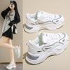 2025 spring new ins Korean version of dad shoes women's shoes tide student height increase sports shoes running casual shoes K805