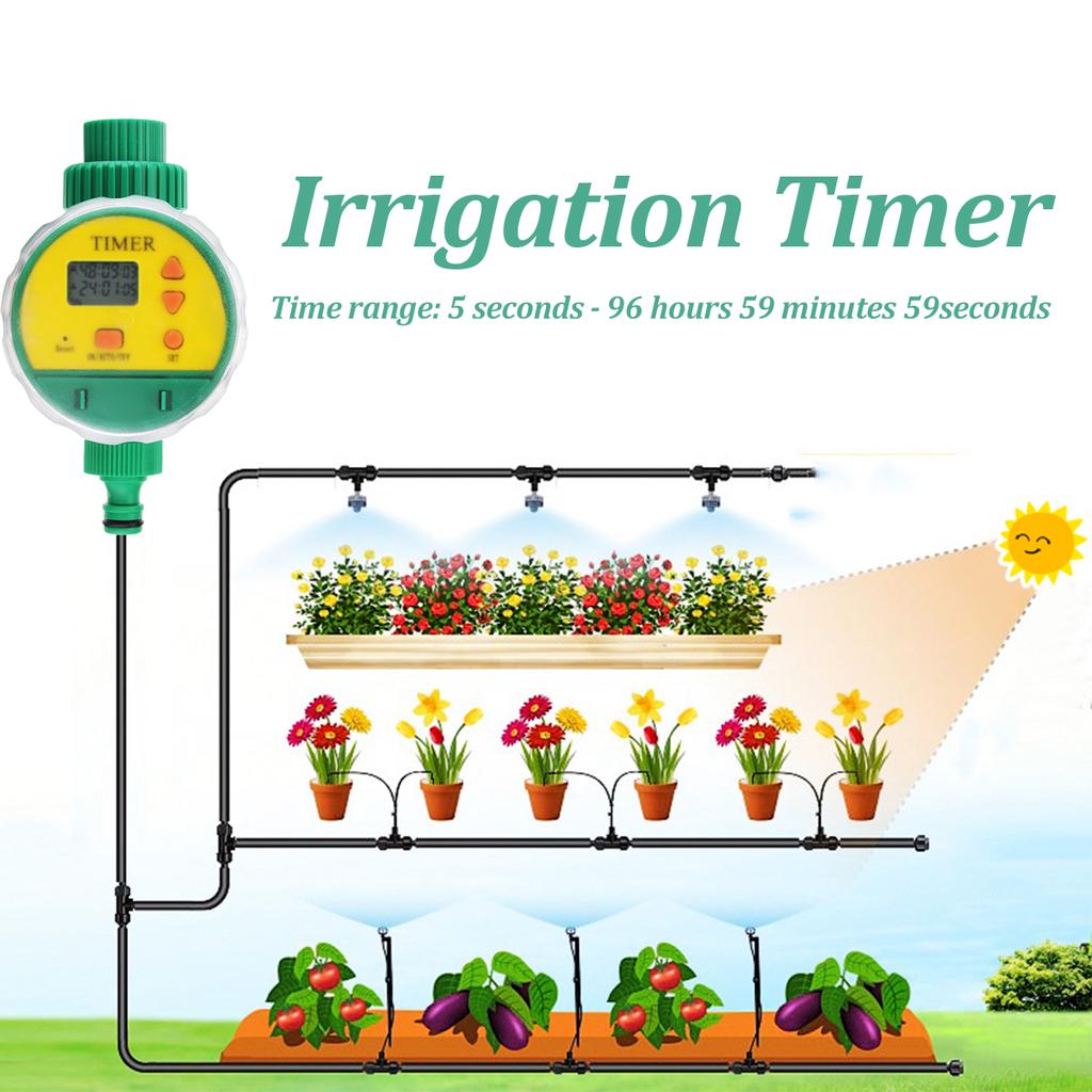 Buy Electronic Garden Irrigation Timer LCD Home Micro Watering System ...