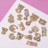 Ķīniešu Jaunais gads 3D nagu mākslas aksesuāri Rotaslietas Dekorācijas DIY Tiger Lucky naudas soma kristāla sarkans dārgakmens Rhinestone krelles