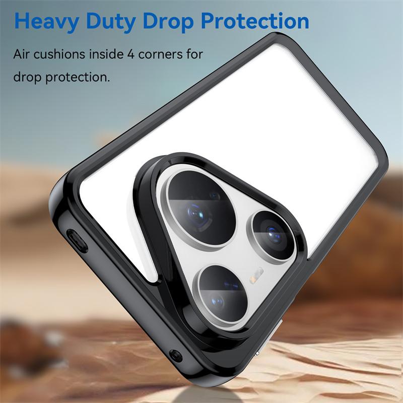 For Huawei Pura 80 Ultra Case Huawei Pura 80 Pura 80 Pro+ Ultra Cover TPU Clear PC + Silicone Shockproof Protective Phone Cover