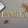 10cm Gold 26 English Letters DIY 3D Mirror Acrylic Wall Stickers, Home Retro Wall Art Decor For Party Wedding Christmas