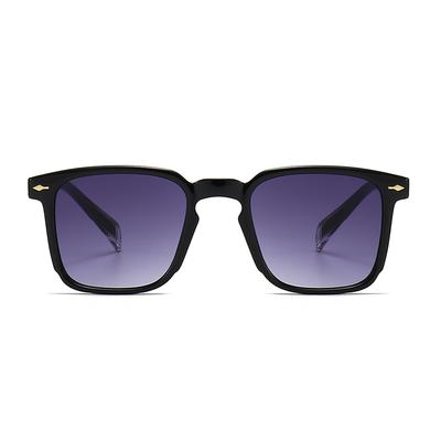 Popular Square Sunglasses with Rice Nails European American Street Photography Ins Fashion Trendy Model