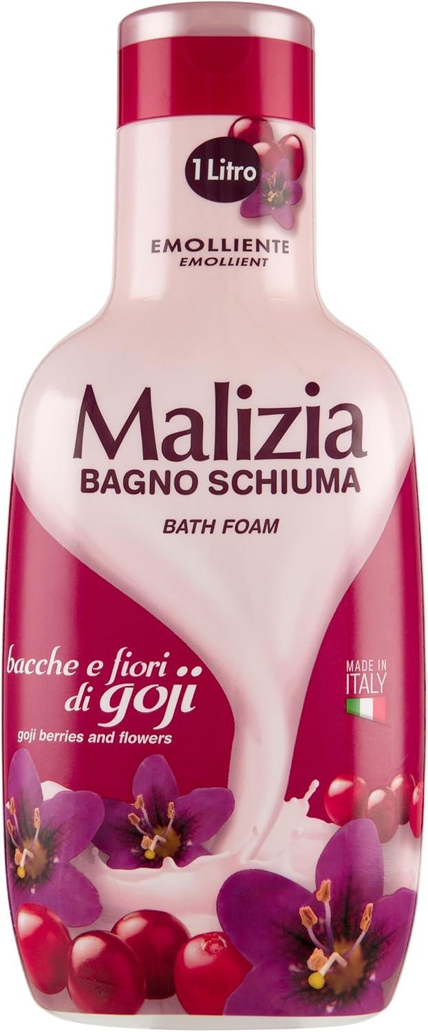 Malizia Goji Fürdőfolyadék Goji bogyókkal és virágokkal 1 l