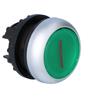 M22-DL--X1 Illuminated Flat Green Pushbutton with Spring Return