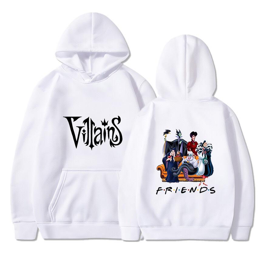 Villains Hoodie Sweatshirts Men Women Fashion Casual  Autumn Winter Fleece Streetwear Tops