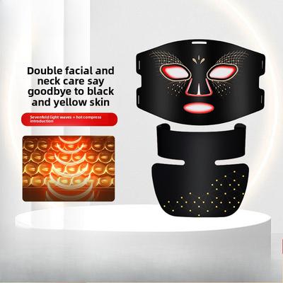 Photon Skin Rejuvenator Face and Neck Led Red and Blue Light Mask Set Household Face Mask Instrument Large Row Light