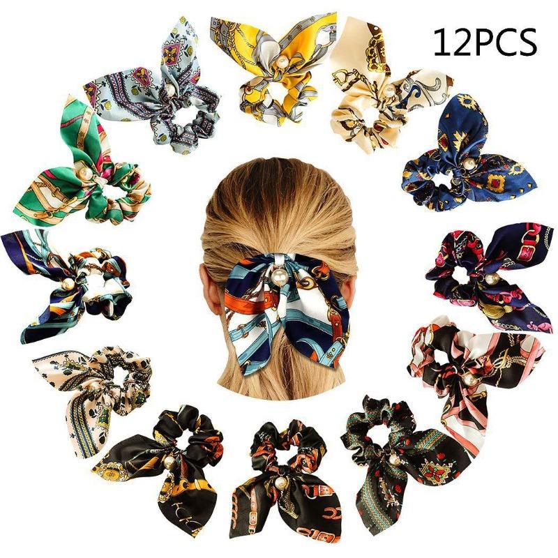 New Style Pendant Dog Collar Hairpin for Women, Hair Tie with Knotted Large Butterfly Knot Hair String Head Accessory