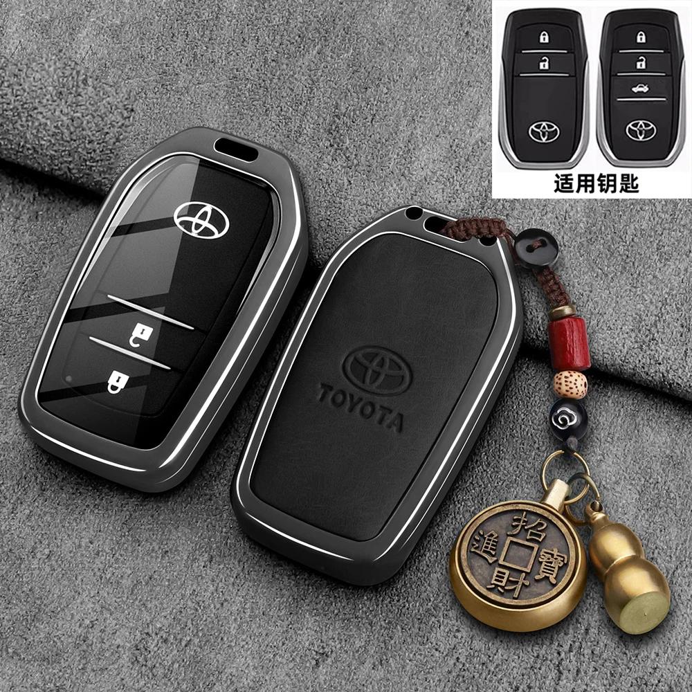 Premium Toyota Highlander Keycase 2024 Model 25 Special Edition Car Remote Control Shell with Metal Buckle Bag