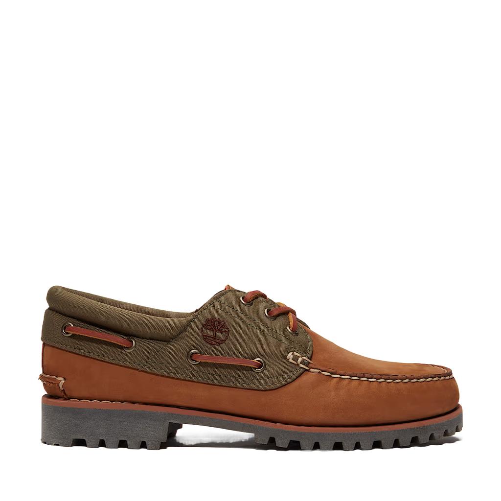 Timberland Authentics Series Comfortable Versatile Simple Fashion Boat Shoes Men Shoes Brown TB0A6DXWEM5