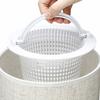 Panier de skimmer pour piscine enterrée avec poignée – filtre de remplacement en polypropylène