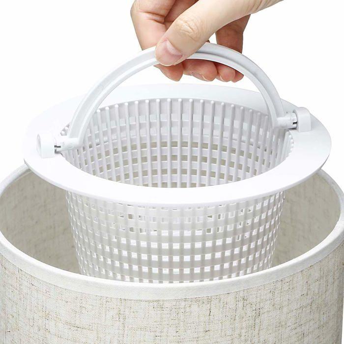 Panier de skimmer pour piscine enterrée avec poignée – filtre de remplacement en polypropylène