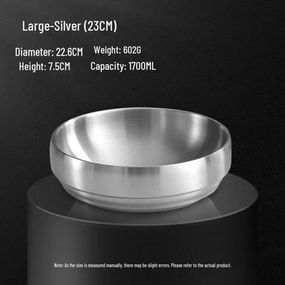 Huihuang Stainless Steel Double-Wall Multi-Purpose Bowl
