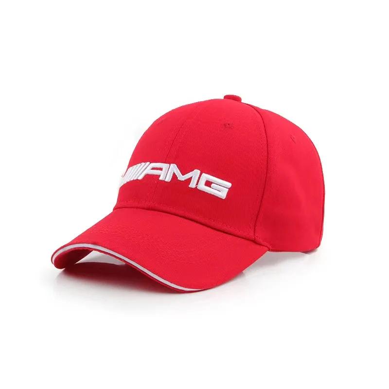 

Car Sticker New 2026 For Benz AMG Outdoor Baseball Cap Summer Sports Hat Embroidered Men Women Baseball Cap For Mercedes Benz AM червоний