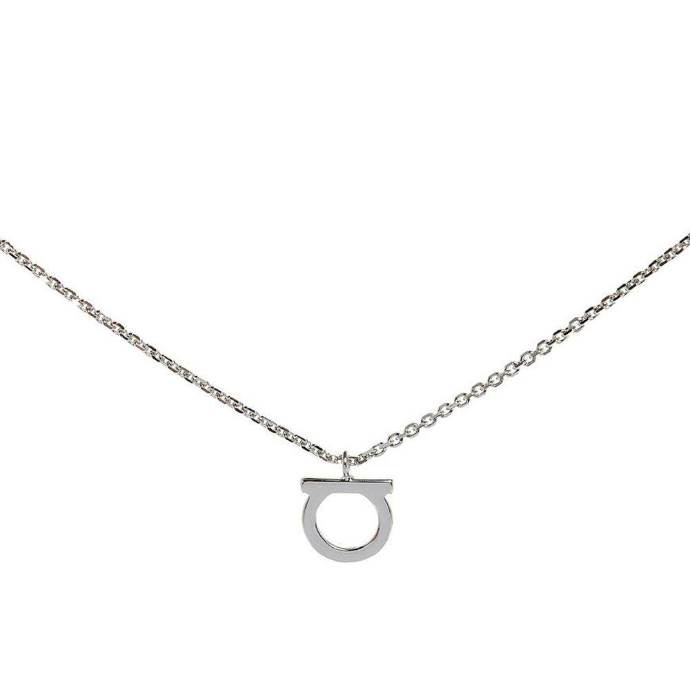 [Salvatore Ferragamo] Women's Gancini Necklace 76 0133 Pldlucid 0696659 106172