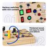 Wooden Led Switch Analog Circuit Board Children Puzzle Toy For Early Learning And Brain Development