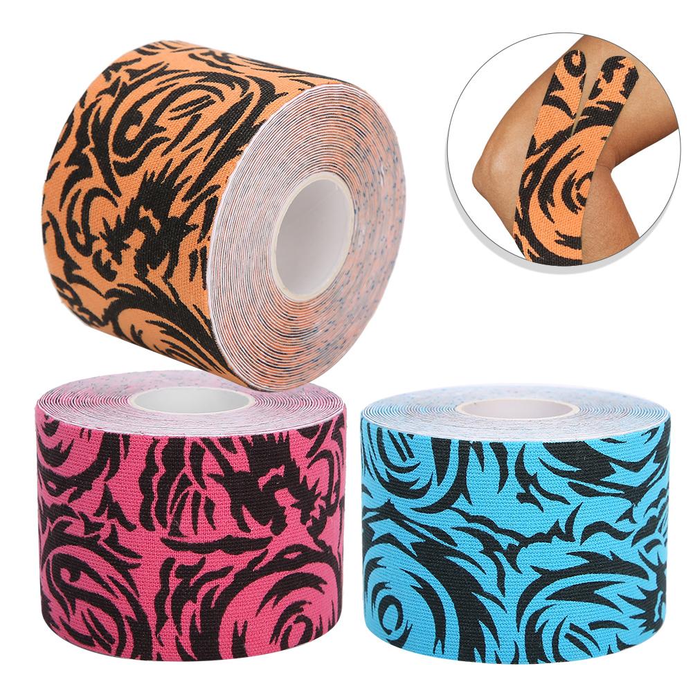 Camouflage Waterproof Soft Sports Bandage Breathable Pain Relief Protection Muscle Tape