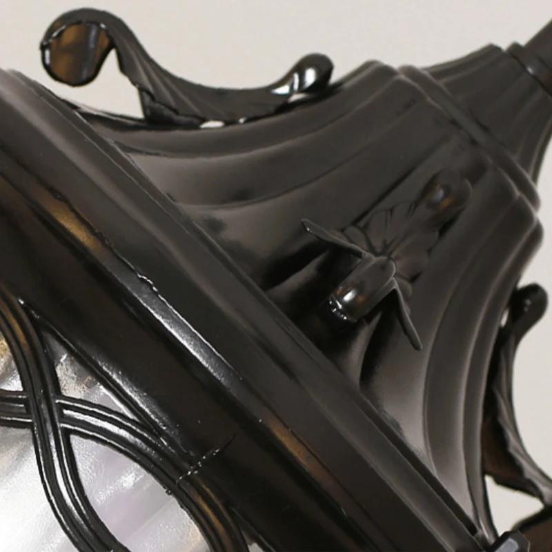 Creative Living Room Decoration Light Personalized Bedroom Nordic Retro American Style Wrought Iron Ceiling Light Chandelier