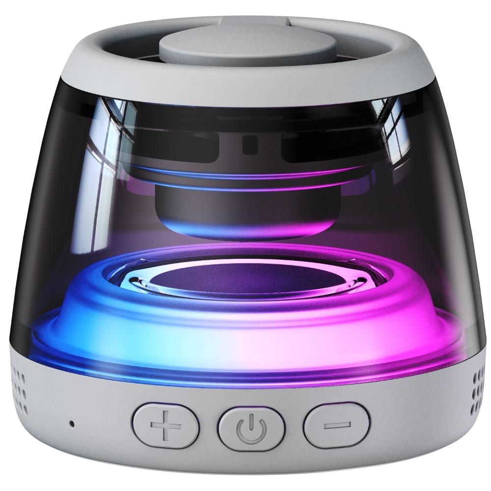 Magnetic Wireless Phone Stand Gaming Speaker – MagSafe & Android Compatible, IPX5 Waterproof, RGB Lighting, Metal Surface Mount