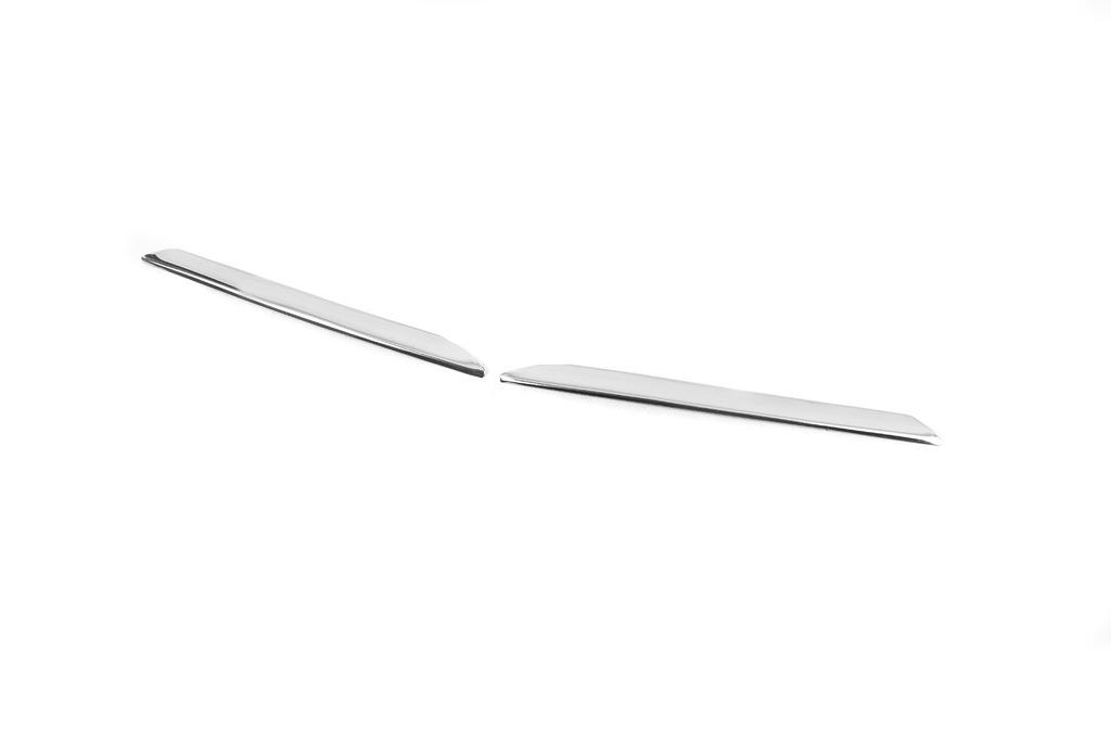 Covers for Fog Lights Carmos (2 Pcs., Stainless) for Honda Civic Sedan X 2016-2021