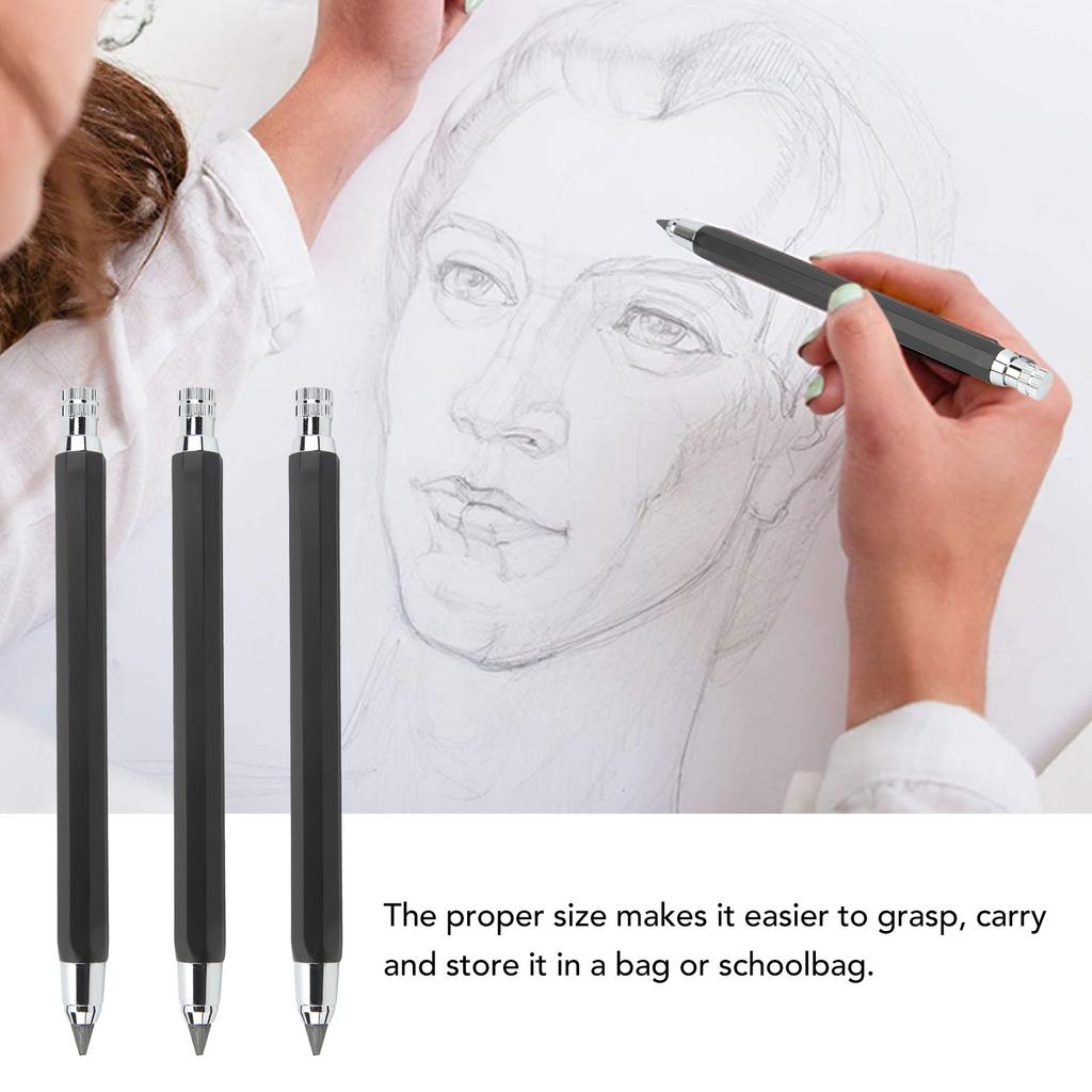 3Pcs Mechanical Carpent  Pencil 5.6mm Scribing Tool    Set Kit for Woodworking