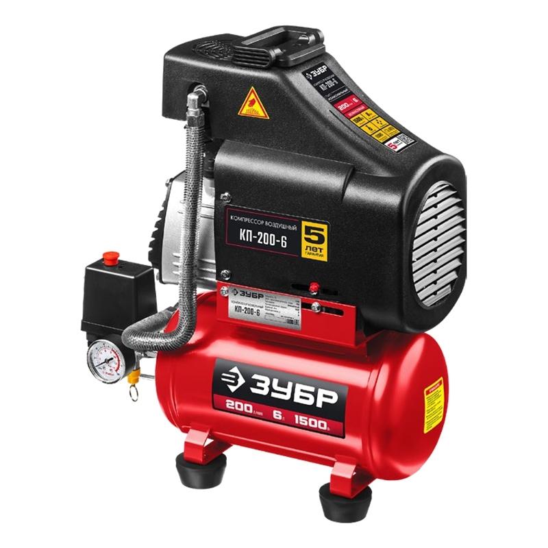 

Электрокомпрессор Зубр КП-200-6 Н6