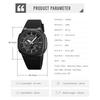 SKMEI 2091 Waterproof Men Countdown Chrono Wriswatch 5 Alarms Date Clock Reloj Hombre with Japan Digital Movement Sport Watches