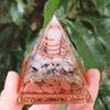 Crystal Gravel Pyramid Resin Ornament - Home and Office Decor Gift