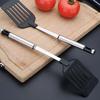 2025 Hot Stainless Steel Turners Kitchen Tools Nylon Handle Spatula Fried Shovel Egg Fish Frying Pan Scoop Spatula Cooking U