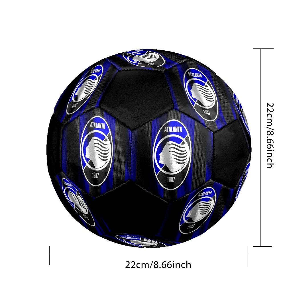 Atalanta Indoor Soccer Ball Colorful Machine Stitched PVC Size 5 Team Training Competition Ready Durable High-Bounce Cool Sports Gift