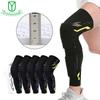 Anti-collision Padded Knee Compression Brace Long Leg Sleeves for Sports Basketball, Football, Volleyball,Knee Pads Shin Support