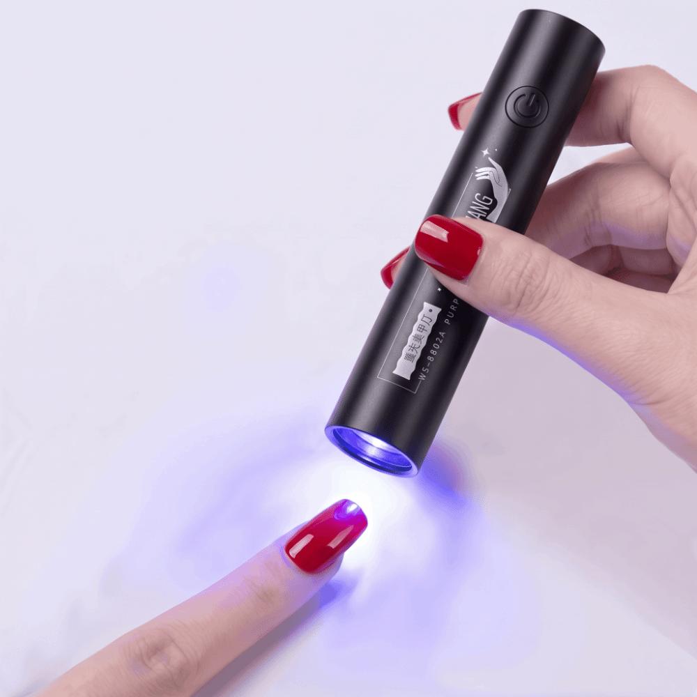 Handheld Purple Light Flashlight Mini UV Phototherapy Machine Home DIY Manicure & Pedicure