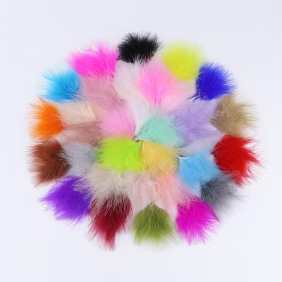 50/100pcs Quality Fluffy Turkey Feathers Bulk Light Pink Marabou Feather Diy Wedding Decor Fly Tying Material Handicrafts7-12cm