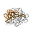 30 teile/los Metall Unendlichkeit Symbol Anschlüsse Verschlüsse Charms Für DIY Armband Halskette Schmuck, Die Entdeckungen Liefert Zubehör