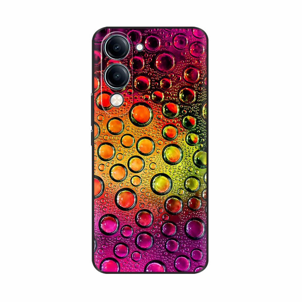 For Vivo Y19 5G Case Cool Painting Soft TPU Covers Black Silicone Back Cover for Vivo Y19 5G Y 19 Phone Cases Cartoon Fundas