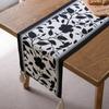 American Retro Luxury Table Runner Rustic Long Tablecloth for Coffee Table TV Cabinet Decor Strip