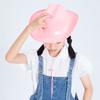 Cowboyhoeden voor Meisjes en Jongens, Brede Rand, Western Cowgirl Hoed met Verstelbaar Bandje, Kostuumaccessoires
