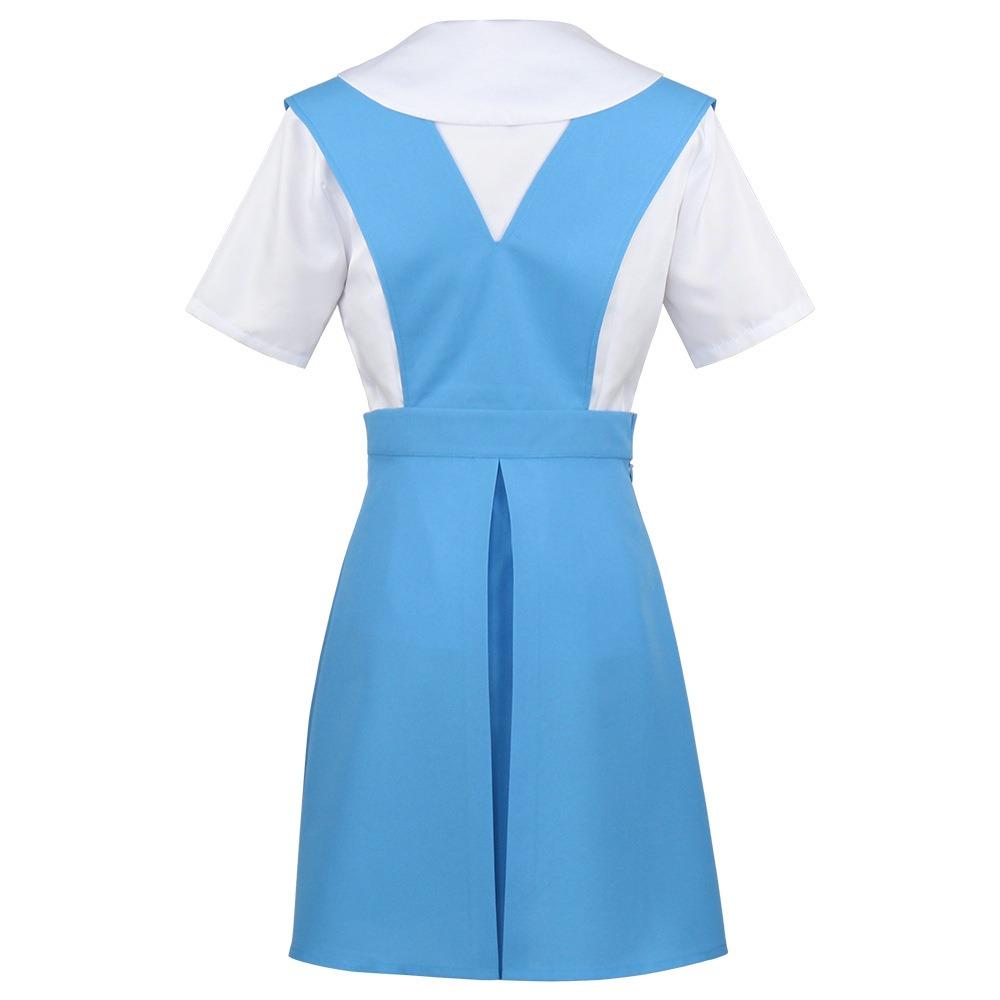 Ayanami Rei Cosplay Dress With Socks Asuka Langley Sohryu School Uniform Ayanami Rei Outfits  For Anime Comic Con Asuka Cosplay