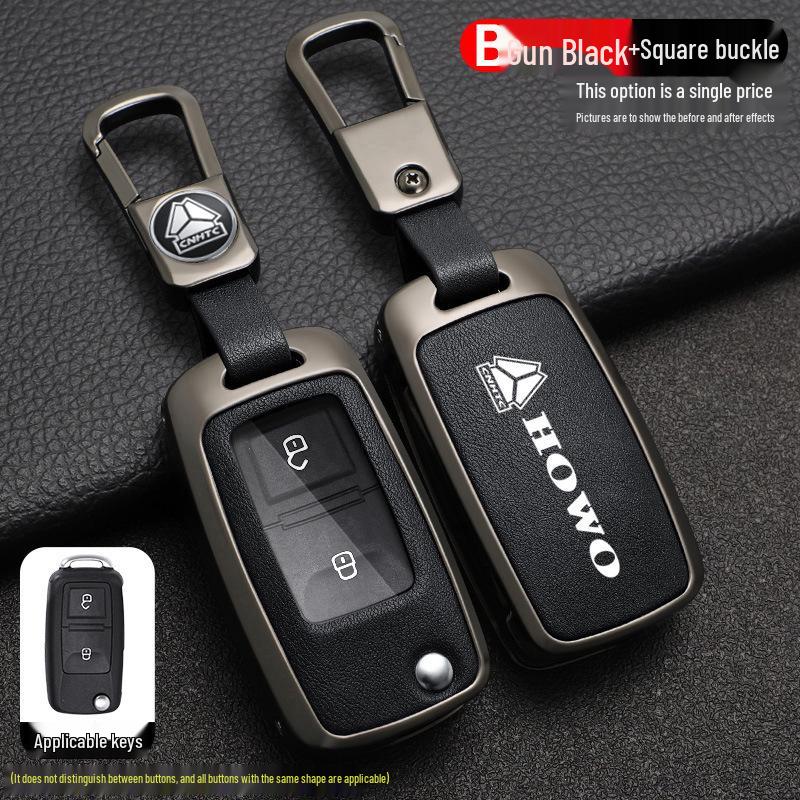 Sinotruk Howo Max Key Case for Light Truck, Warrior, Commander, Heavy Truck TH7 - Men's Special Shell Bag with Buckle