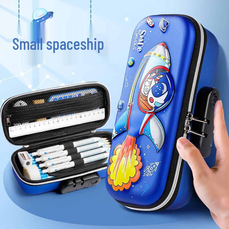 

Пенал с замком по отпечатку пальца - Вместительная сумка для канцелярских принадлежностей для студентов