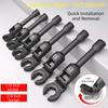 High-Quality Rotatable Tubing Wrench 6 Pcs Set Oil Pipe Wrench  Hydraulic Systems