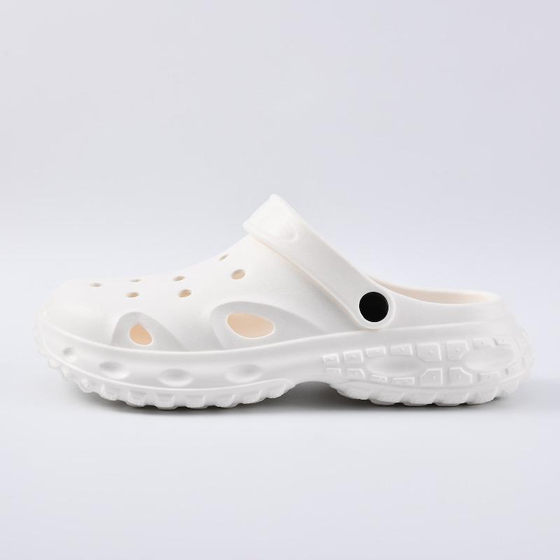 Couple thick-soled hole shoes, men's garden shoes, heightening shoes, cool slippers outside the beach in summer