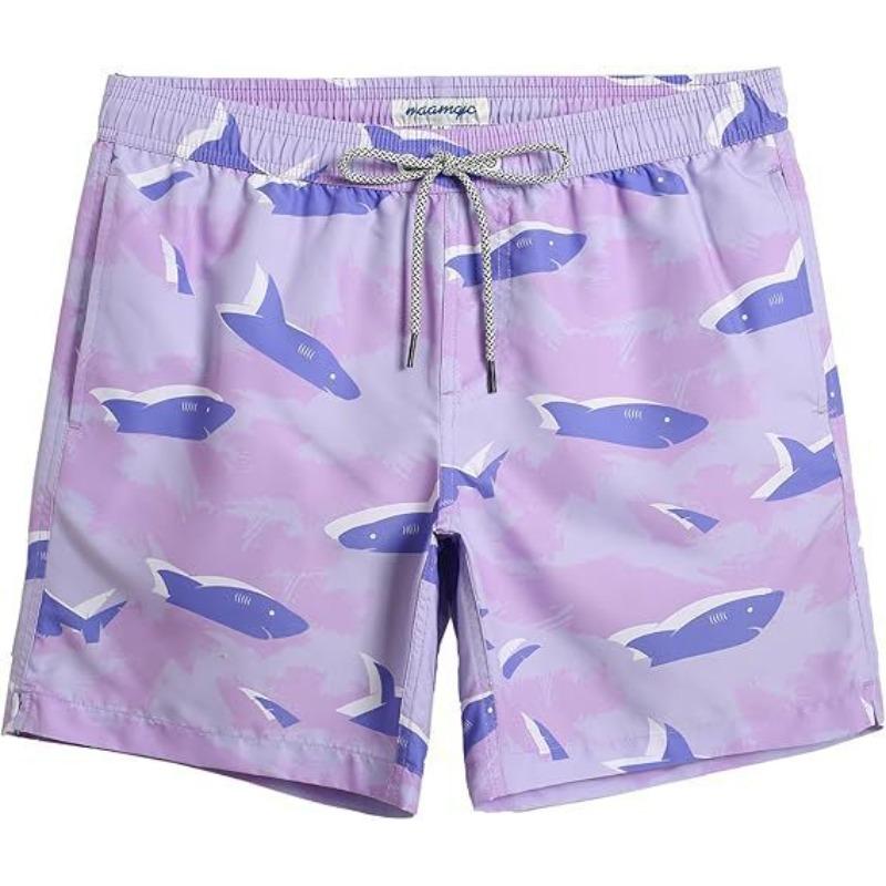 New Independence Day D Printed Casual Breathable Men's Beach Pants Breathable and Comfortable