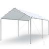 10x20 Ft Heavy Duty Carport Canopy Galvanized Car Tent Outdoor Garage Boat Shelter with Reinforced Structure, No, Customized