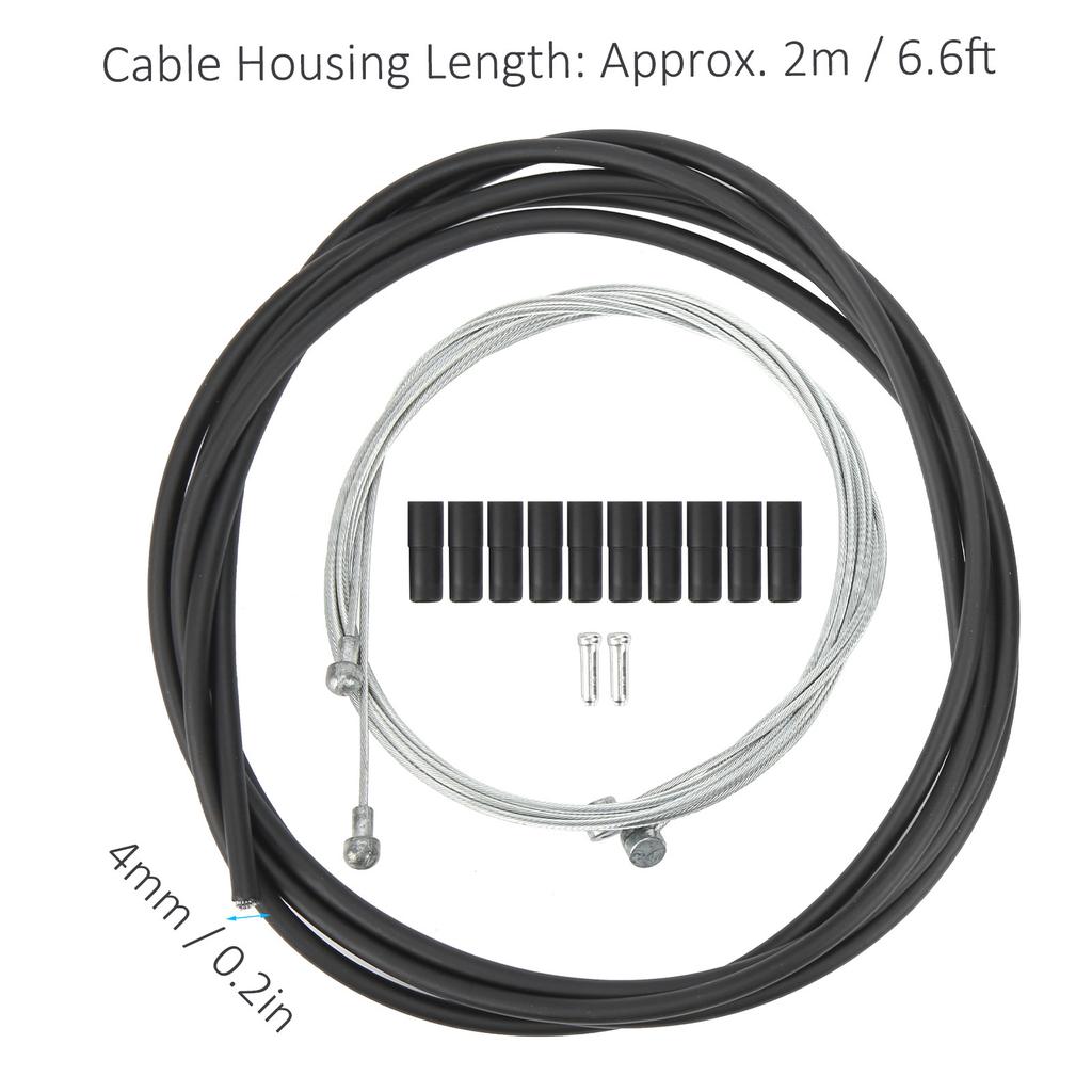 Bicycle Brake Cable Shift Line Set Bike Brake Cable Variable Speed Pipe Housing Set