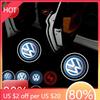 For VW New 2PCS Car Welcome Light Door Logo Lamp For Volkswagen Golf MK4 MK6 MK7 Jetta Touareg Beetle Passat Polo Tiguan CC Ac